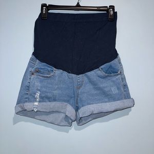 Maternity Jean Shorts